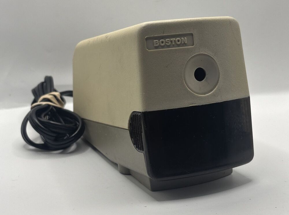 Vintage BOSTON Electric Pencil Sharpener Model 18 Made In USA 296A Works